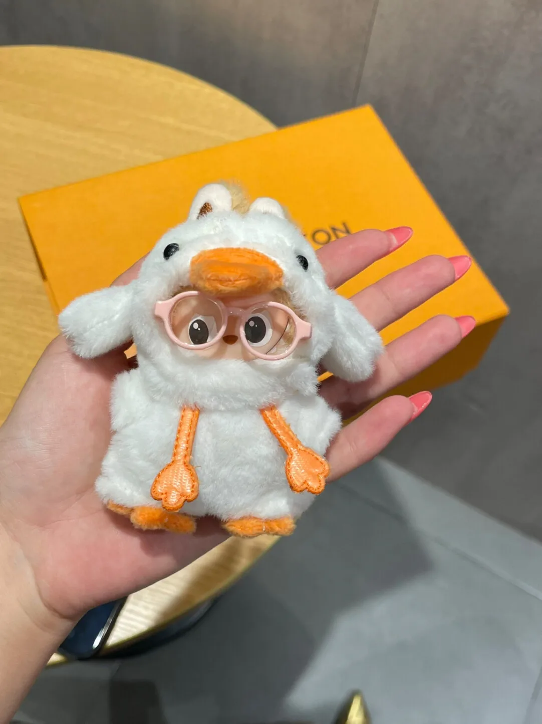 Cute Duck Dinosaur Outfit Clothes for Pop Mart Labubu 4.0 Mini Heart Password Series Doll Adorable Mini Doll Costume