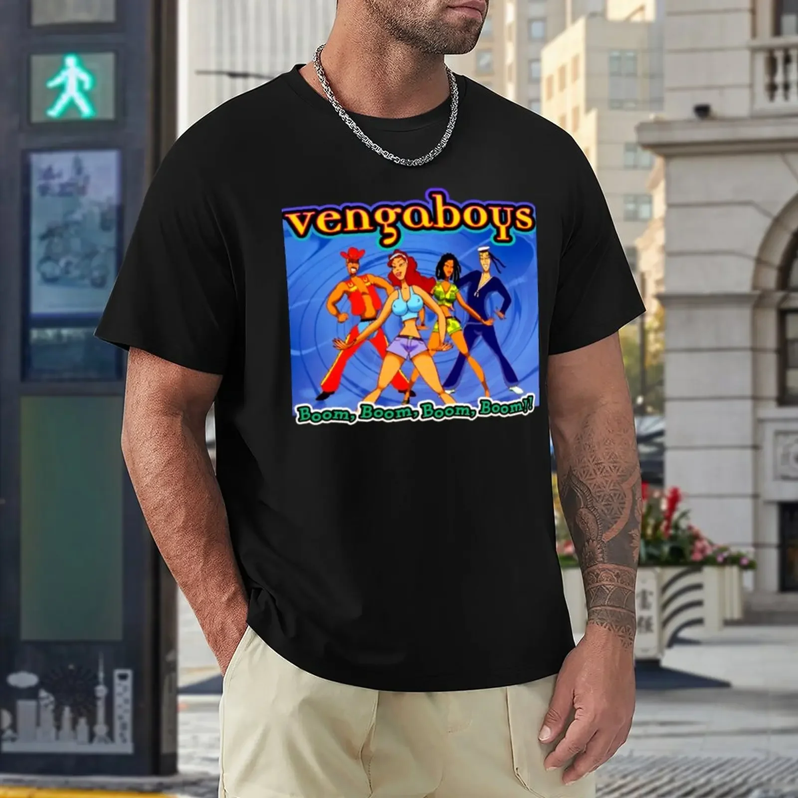 eurodance tour pop vengaboys band T-Shirt customizeds vintage graphic tee graphics designer shirts designer t shirt men