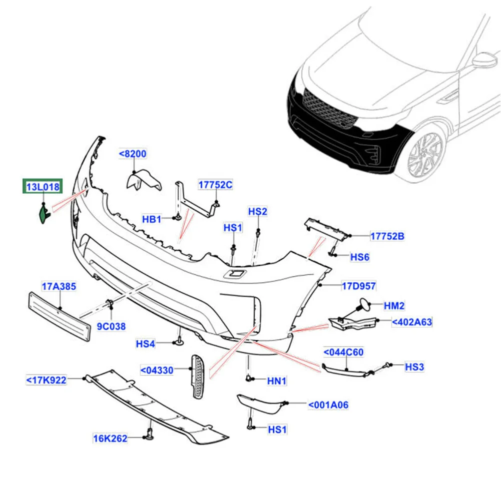 1 pasang lampu depan mobil penutup kepala lampu mesin cuci topi untuk Land Rover Discovery 2017 2018 2019 2020 LR083110 LR083109