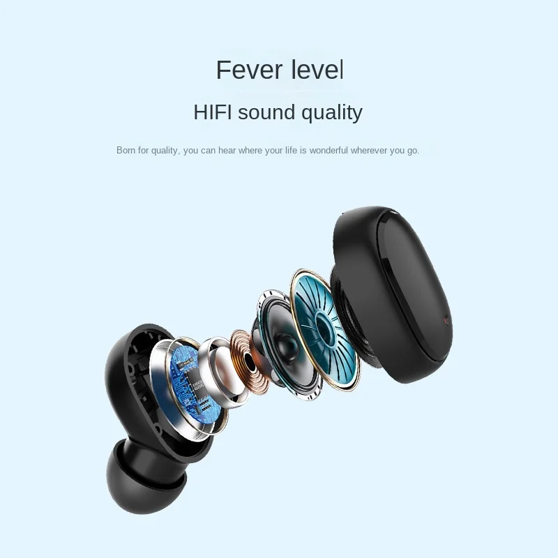 Origial A6S pro 5.0 TWS Bluetooth Headset Wireless Headphone Noise Cancelling Microphone Works on all phones