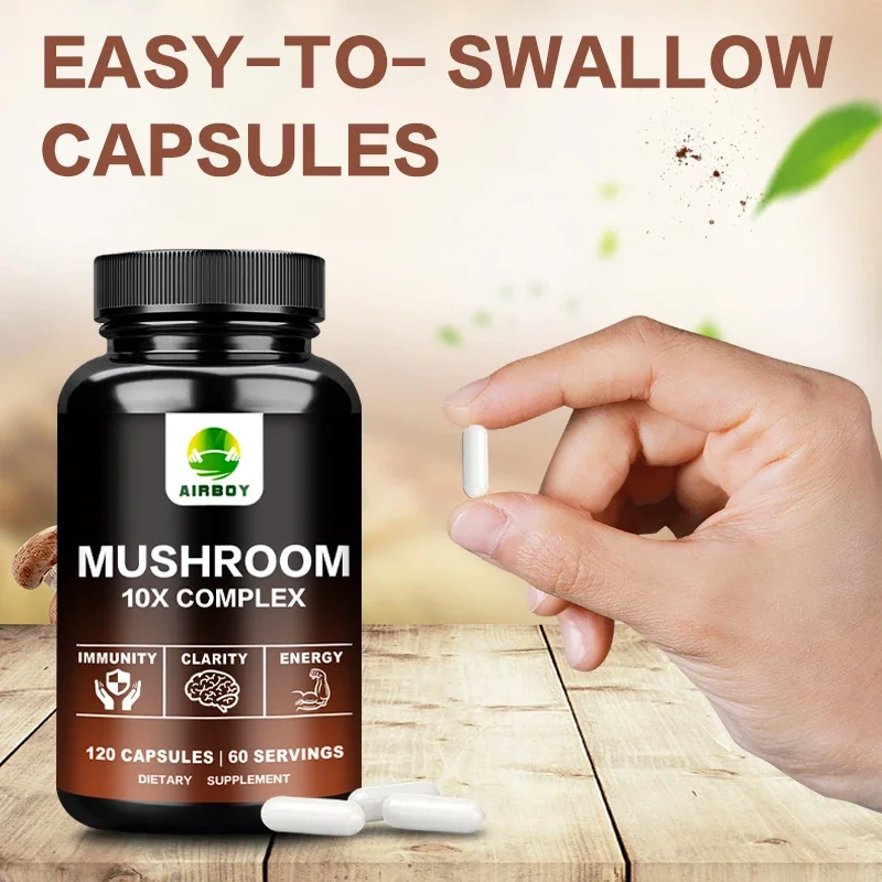 Mushroom Complex - Nootropics, Supports The Immune System, Improves Memory and Cognition