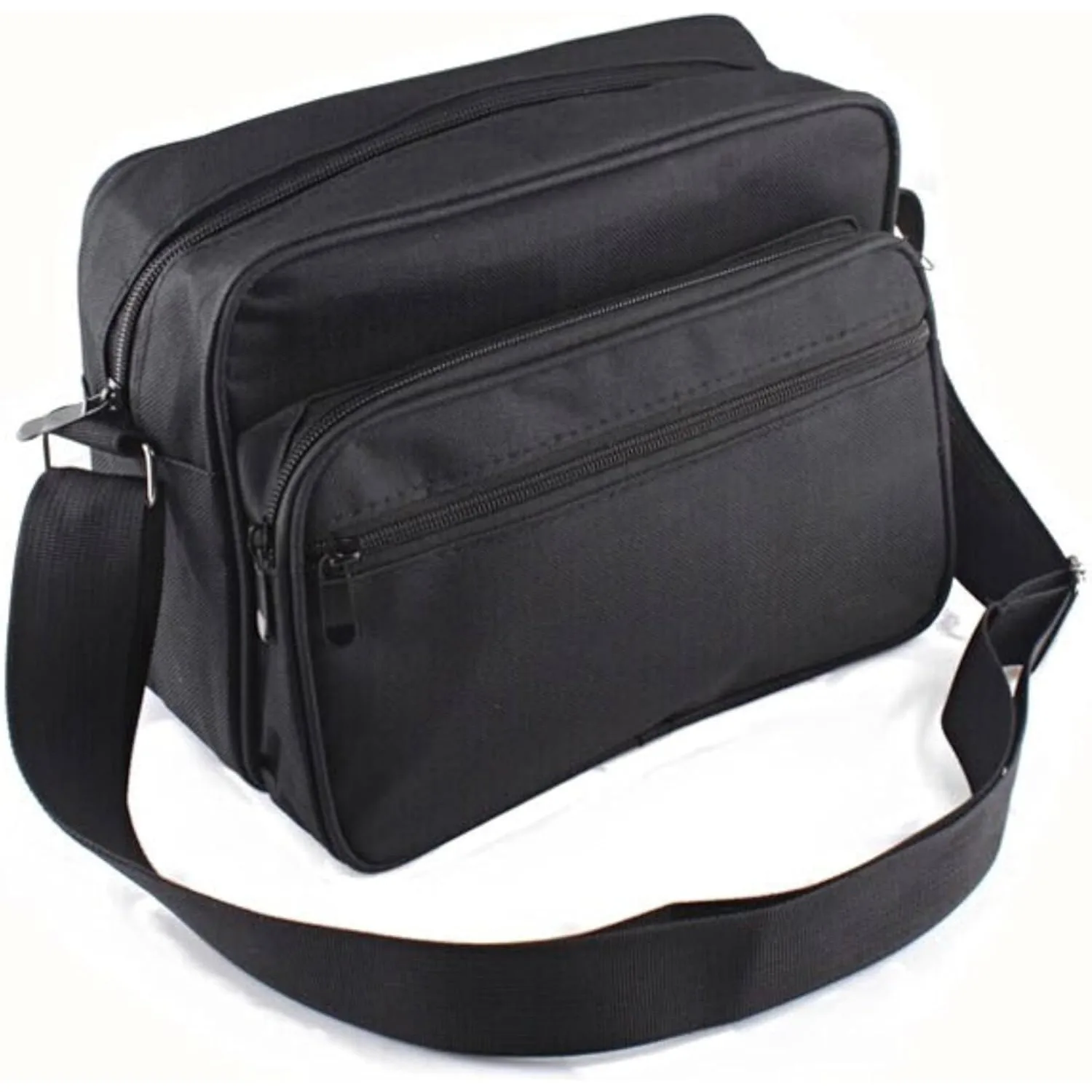 Backpack Tool Bag Heavy Duty Black Storage Pouch Portable Organizer Case Thicken Canvas Hardware Tool Bag Wear‑resisting