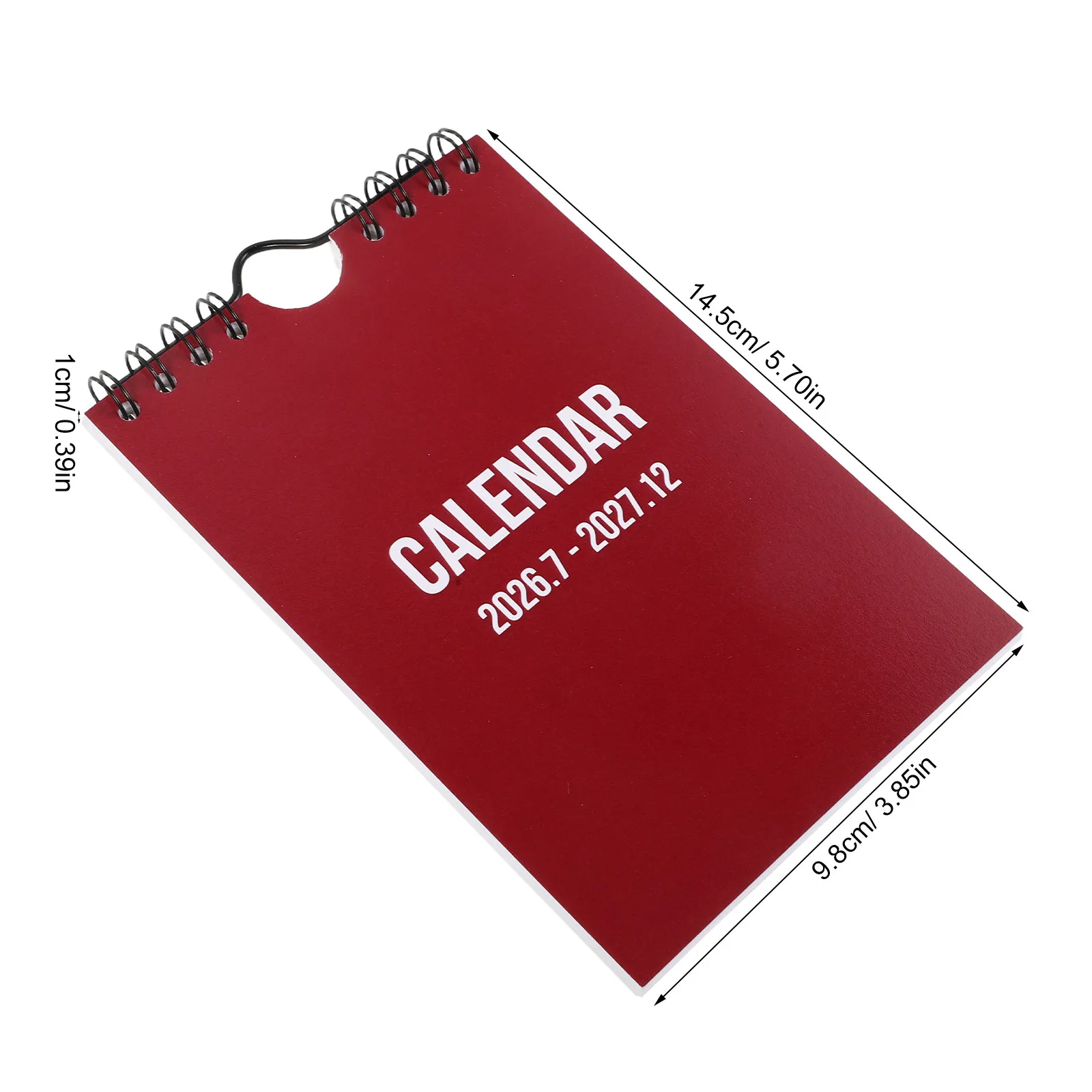 1 Small Desk Calendar Mini Hanging Monthly 2027 Paper Notepad Wall Office Home Scandinavian Saving view 4