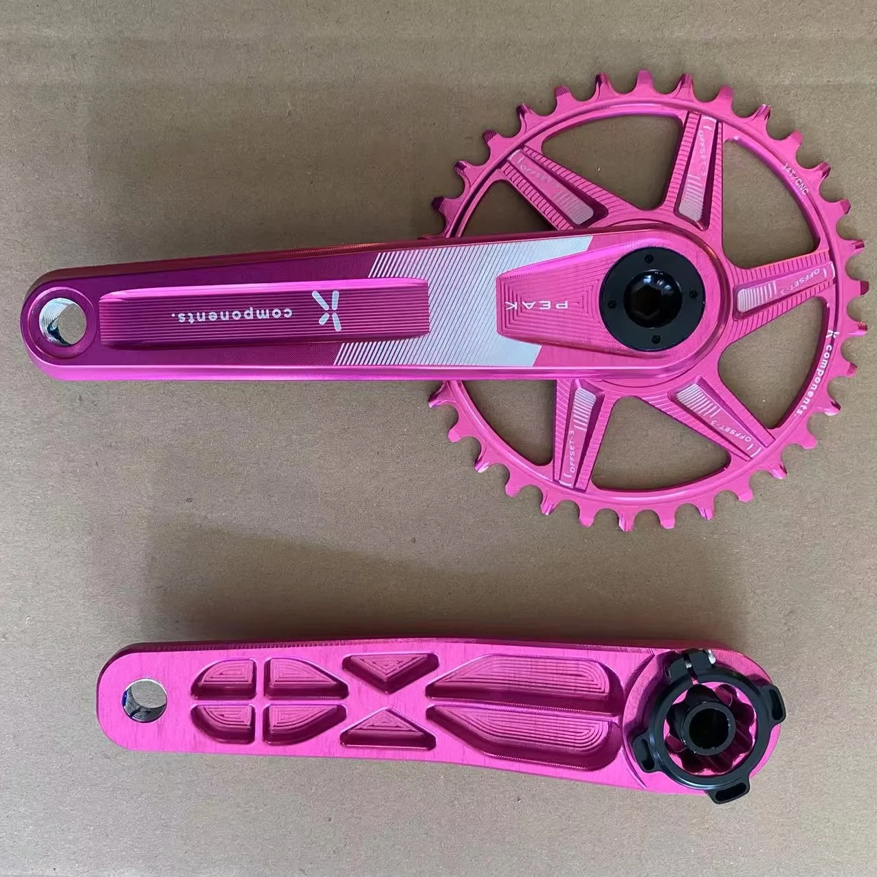 Direct Offset 3mm 32/34/36/38T Bike Chainring Trail Enduro DUB 28.98mm Hollow Bike Crank Spindle CNC Crankset UsedFor DH AM XCAT