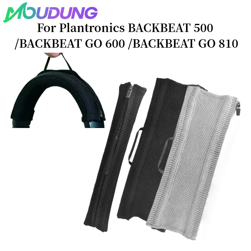 

Suitable for Plantronics BACKBEAT 500 /BACKBEAT GO 600 /BACKBEAT GO 810 Earphone Zipper Knitted fabric Headband Protector