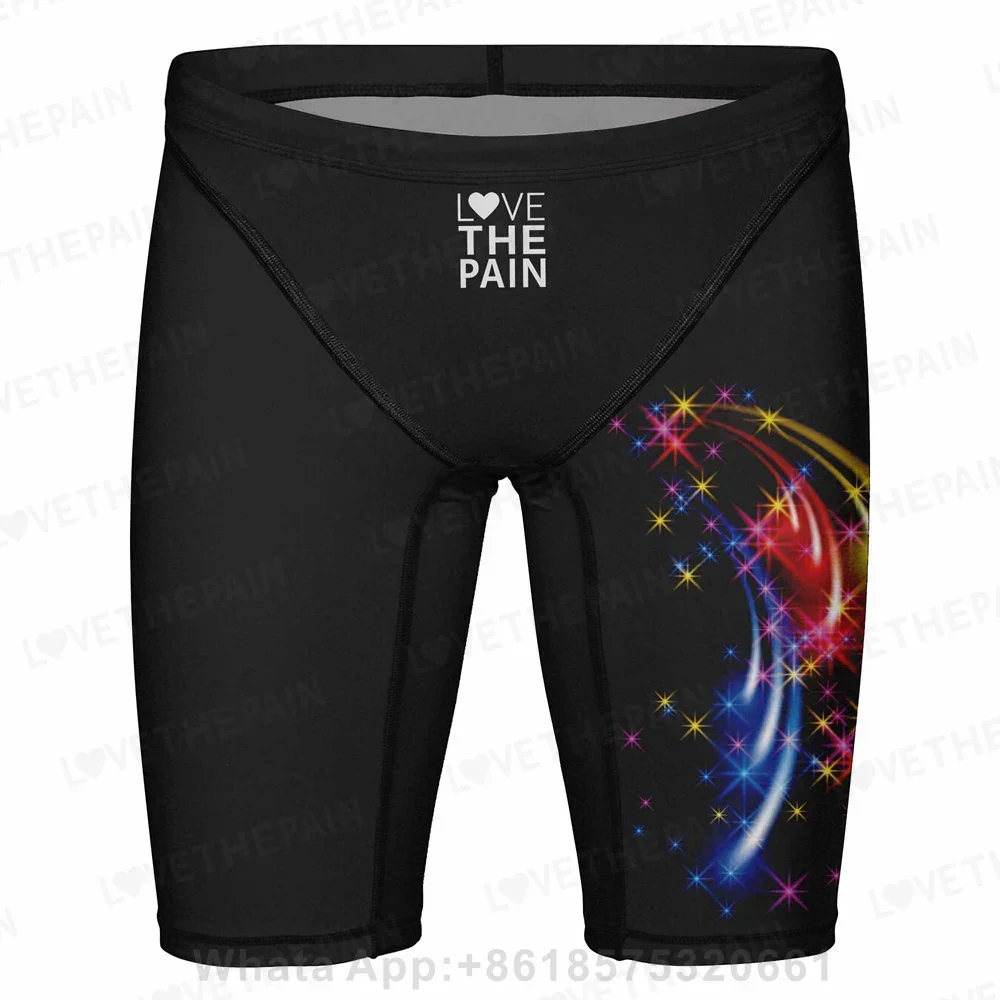 Men's Jammer Swimsuit Swimming Trunks Swimming Shorts Swim Surfing Trunks Briefs Racing Performance Shorts Beach Swimwear