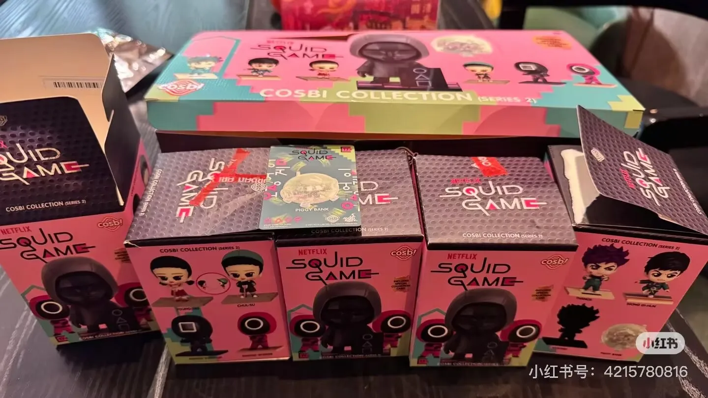 Cosbi juego de calamar juguetes calientes caja ciega serie 2 minifigura muñeca coleccionable Giftra