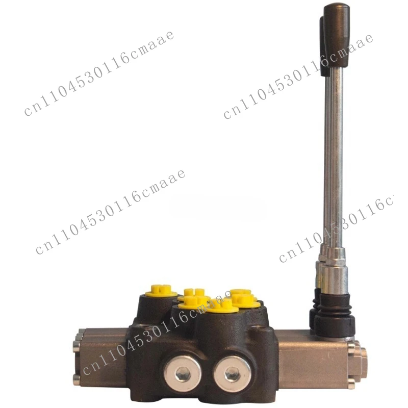 2 spool hydraulic directional control valve manual operation single valve, suitable for small loader forklift