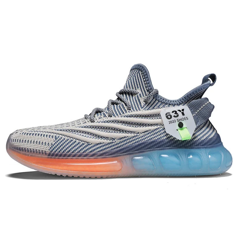 Men Casual Shoes 2023 Summer New Breathable Versatile Lightweight Running Shockproof Men Sports Shoes Thick Sole Walking Gym