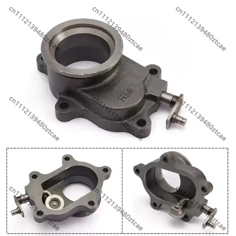 Car Turbo Modified External Wastegate Base Kit Turbo Waste Gate Bracket Assembly Replacement Accessories