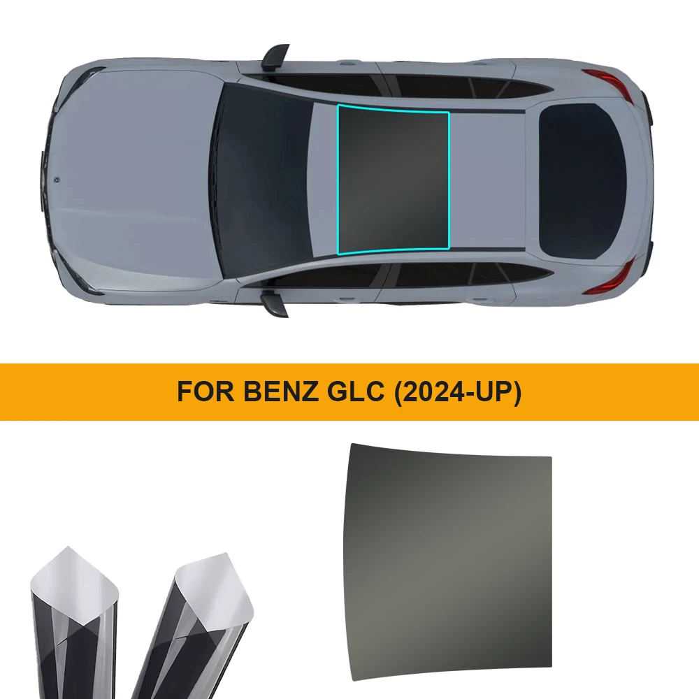 

Для Mercedes Benz GLC Class X254 2024 2025-UP ТПУ Ice Armor Защитная пленка для люка на крыше Теплоизоляция Автомобильные аксессуары PPF