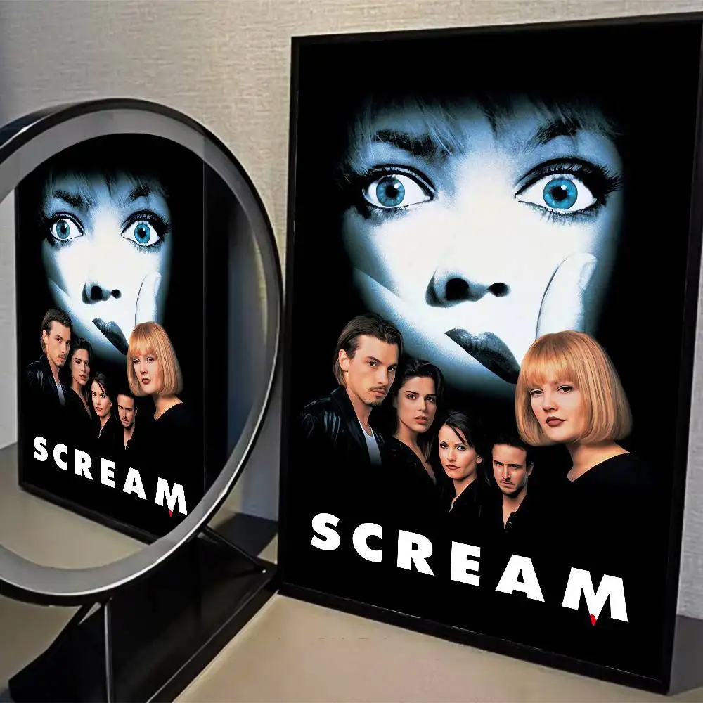 Film Scream Klebefolien Vintage Raum Bar Café Dekor Nordisches Wohndekor – Detail 4