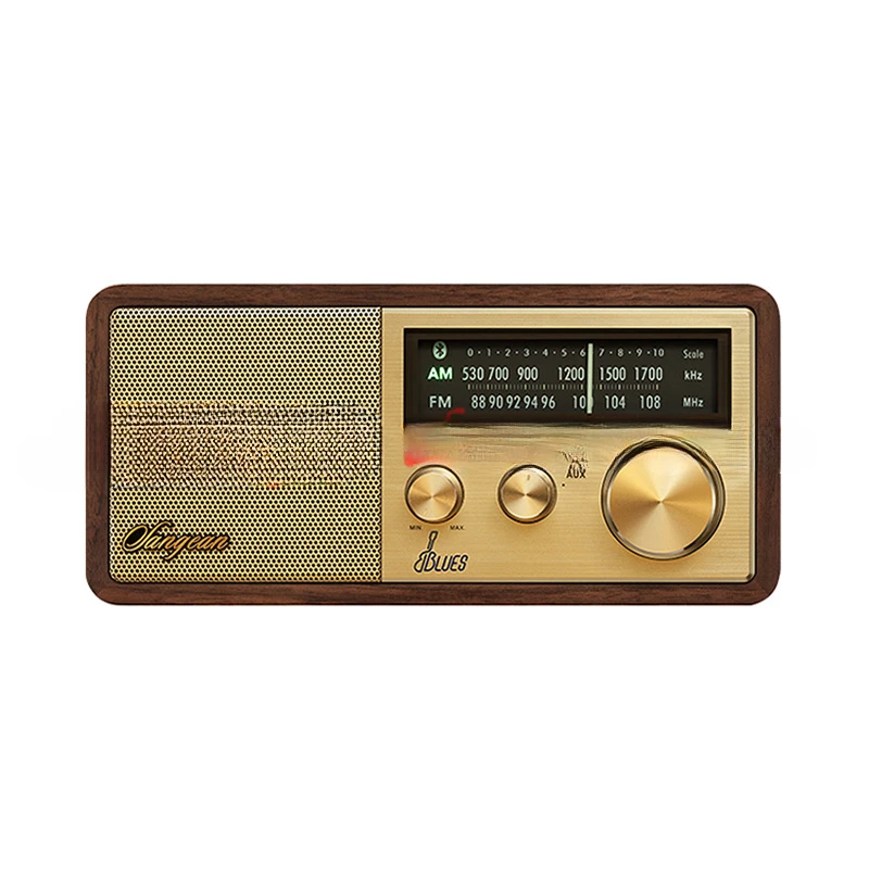 SANGEAN Bruce WR-11BT bluetooth speaker retro old-fashioned nostalgic audio radio, FM88-108 MHZ, AM530-1700KHZ