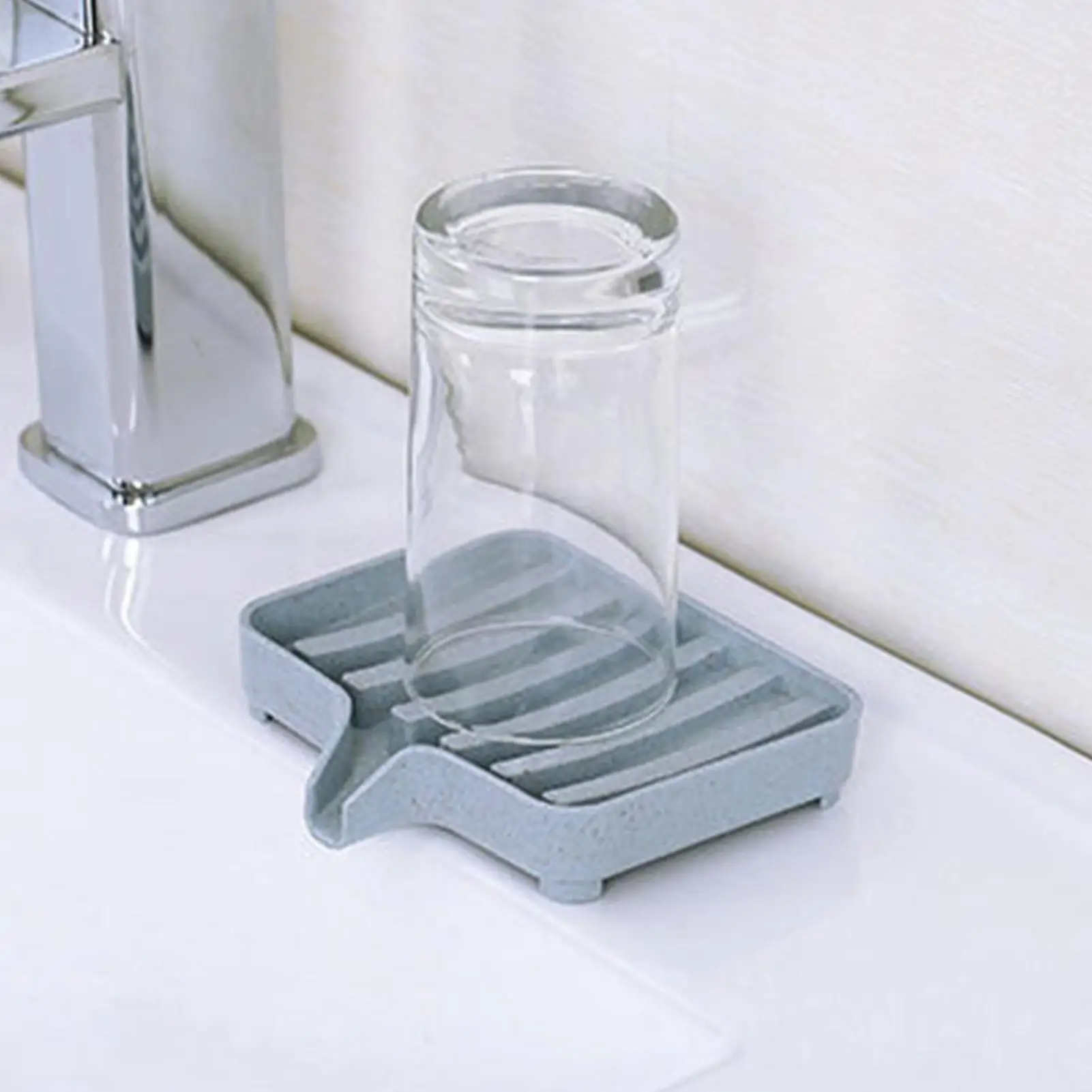 Bathroom Accessories Soap Dish Self Draining Creative and environmentally friendly wheat straw bathroom soap holder view 3
