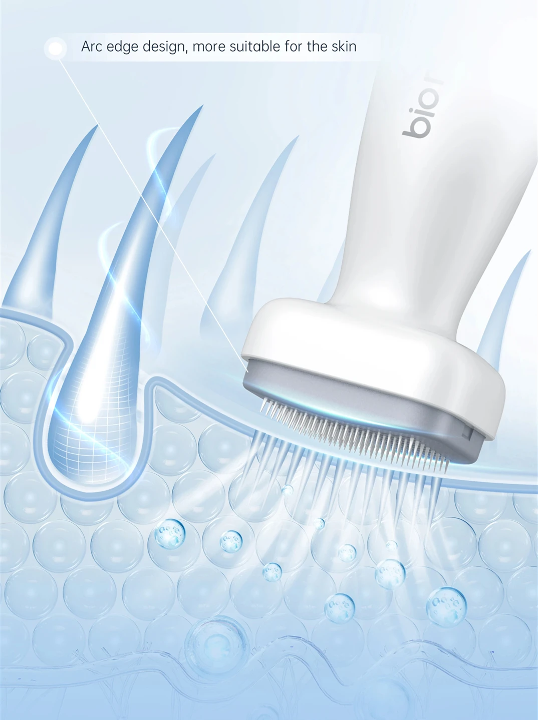Bio-Nadel 120 Pins Derma Stamp, einstellbares Microneedling-System für Gesichts- und Körperpflege, für den Heimgebrauch, Derma-Rolling-System, Nadellänge 0,25 mm. – Detail 5