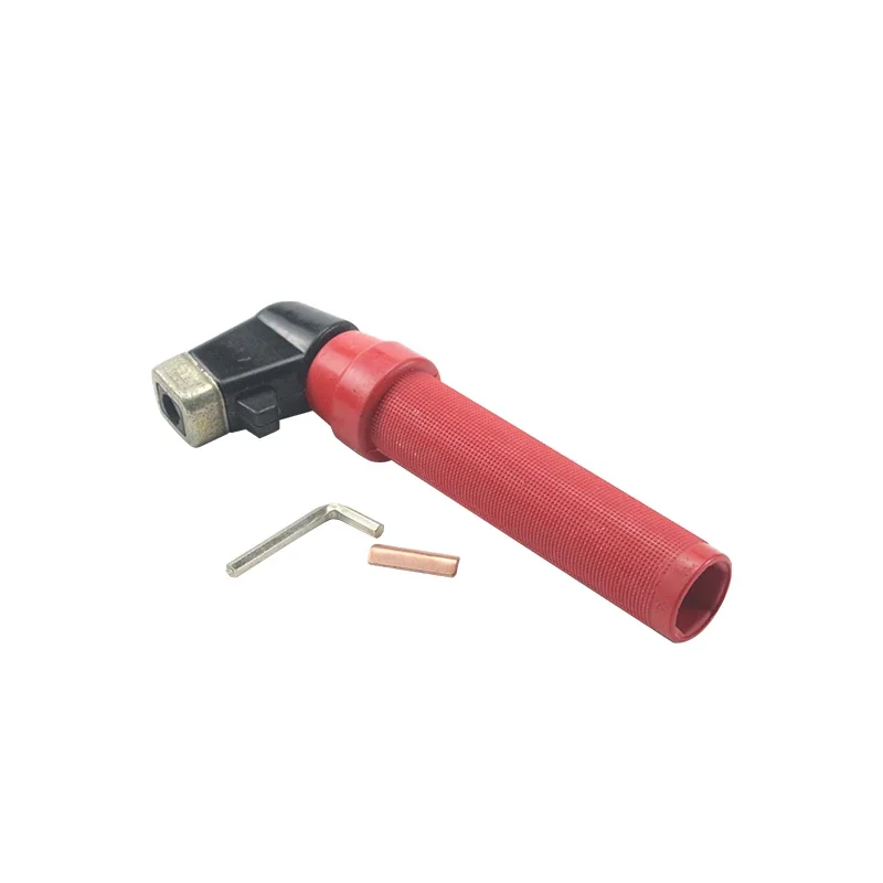 Imagen 6: Soporte para electrodos de soldadura trenzado, 400 amperios, totalmente de cobre, soporte para electrodos de alta resistencia, accesorio para máquina de soldadura, soldador ARC MMA