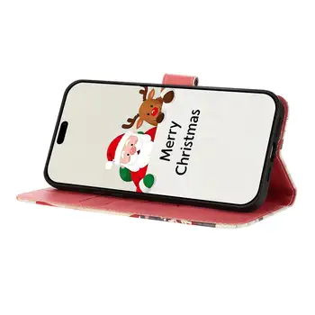 Vánoční pouzdro na telefon XCover 7 6 Pro pro Samsung Galaxy A52 A72 A32 A22 A12 A51 A71 A41 A21S A50 A70 A40 A20E Flipové kožené pouzdro 8 nejlepší prodej Samsung Galaxy Xcover 7 - №1