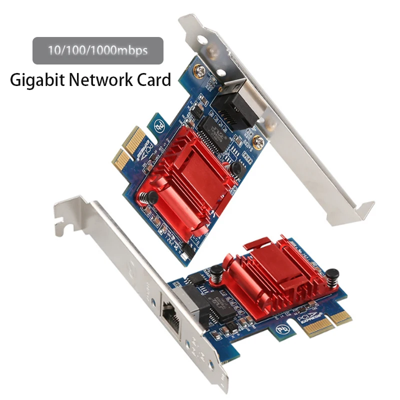 

Игровой адаптивный сетевой адаптер PCIE к Ethernet Адаптер локальной сети RJ-45 Гигабитная сетевая карта без дисплея Адаптер разветвителя игровых карт PCIE