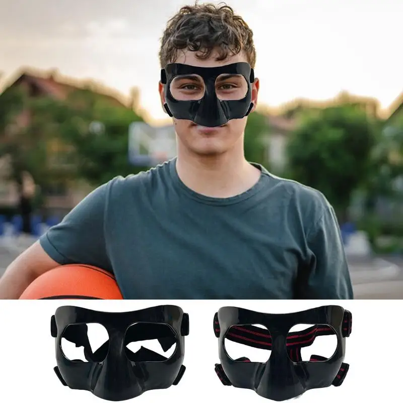 

Sports Medicine Face Guard Ventilated Design nose guard Enhance Protection: face guard Adjustable Fit Face Guard for basketball