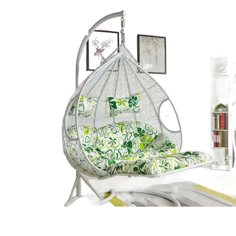 Romantic Hanging Basket Rattan Chair Hanging Chair Cradle Hammock Balcony Swing Rocking Chair