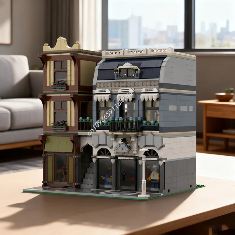 2017 stks MOC Outdoor Sport Winkel Gemodulair Model bouwstenen Bouw kerstcadeau DIY creatief speelgoed idee Kinderen Verjaardag