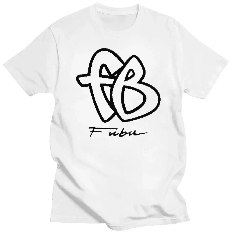 

2025 New Summer 100% Cotton T-Shirt 90S FUBU FB Big Logo Heavy Duty Men's and Women's T-Shirt Large Size Clothing Pattern Top