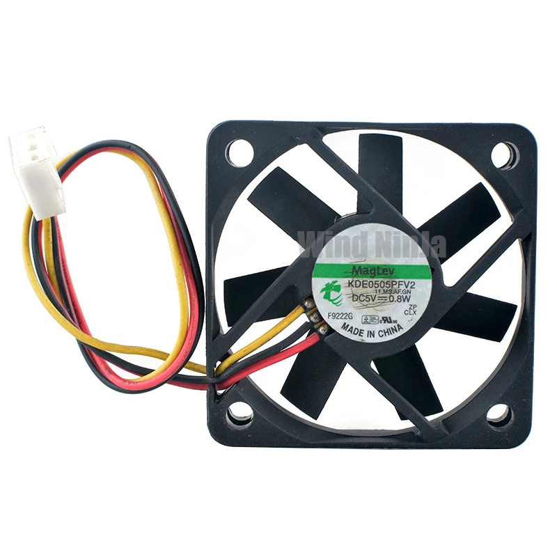 Kde0505pfv2 5cm 50mm Lüfter 50x50x10mm dc5v 0,8 w 3-poliger Axial ventilator Lüfter für Schalters trom versorgung