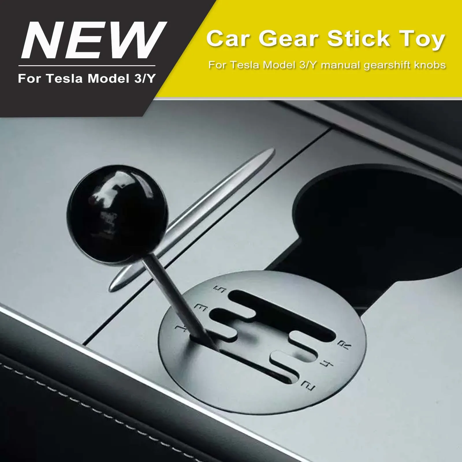 Gear Shifter Toy For Tesla Model 3 Y Center Console Decoration Cup Holder Manual Shifter Gear Toys Thanksgiving Christmas Gift