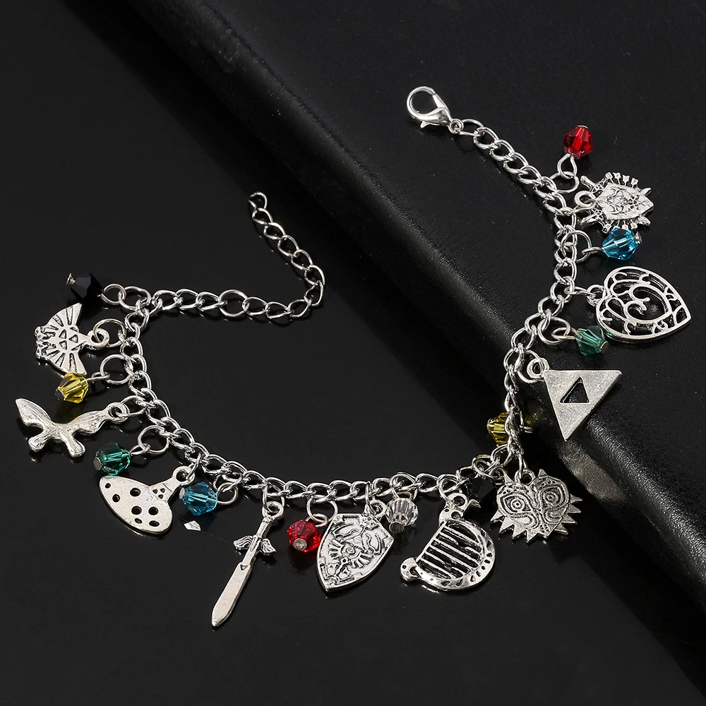 The Legend of Zeldas Bracelets for Men Women Vintage Triforce Triangle Amulet Bangle lay Party Gifts