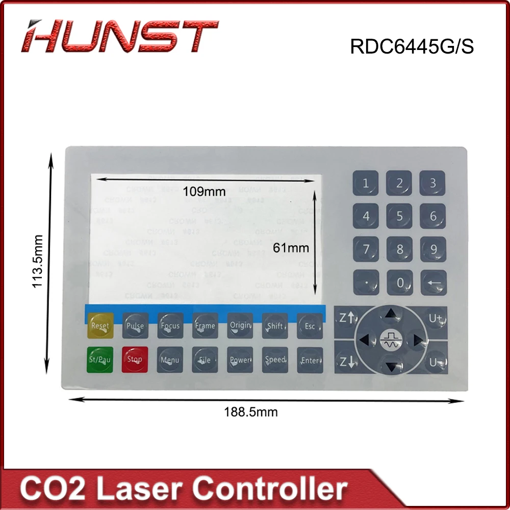 HUNST Ruida key membrane keyboard switch RDC6445S RDC6445G RDC6442S RDC6442G for laser cutting and engraving machines