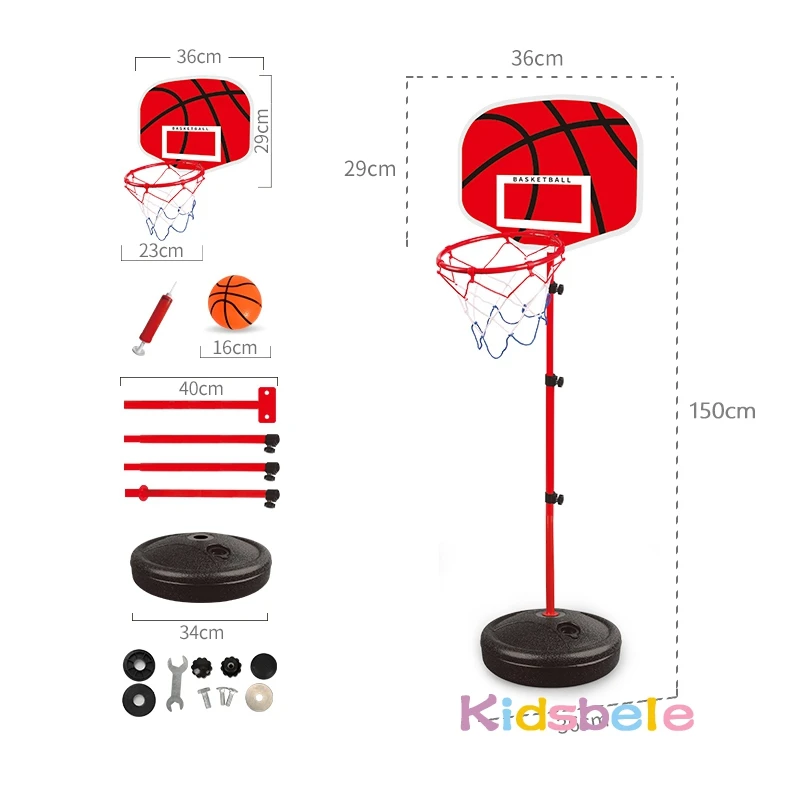 Obręcz do koszykówki 63-150CM maluch regulowany stojak stojak zabawki dla dzieci dziecko odkryty kryty piłka Sport uchwyt na kosz Hoop Game