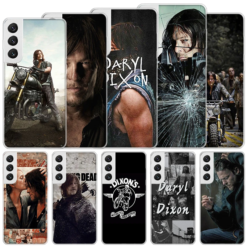 The Walking Dead Daryl Dixon Soft Case For Samsung Galaxy S24 S23 S22 S21 Ultra S20 FE S10 Plus Phone Cover S9 S8 + S10E Funda