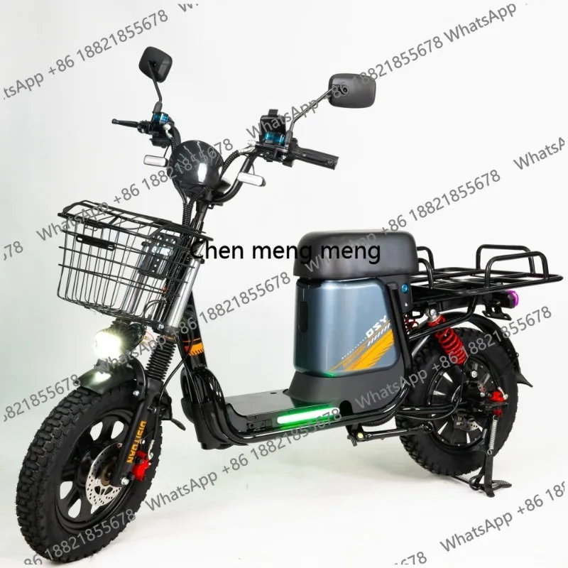 hot selling  Electric Bike  1200W 60V32AH Lithium  Battery Lifepo4 Ebike with Trunk for Cargo Delivery Ser
