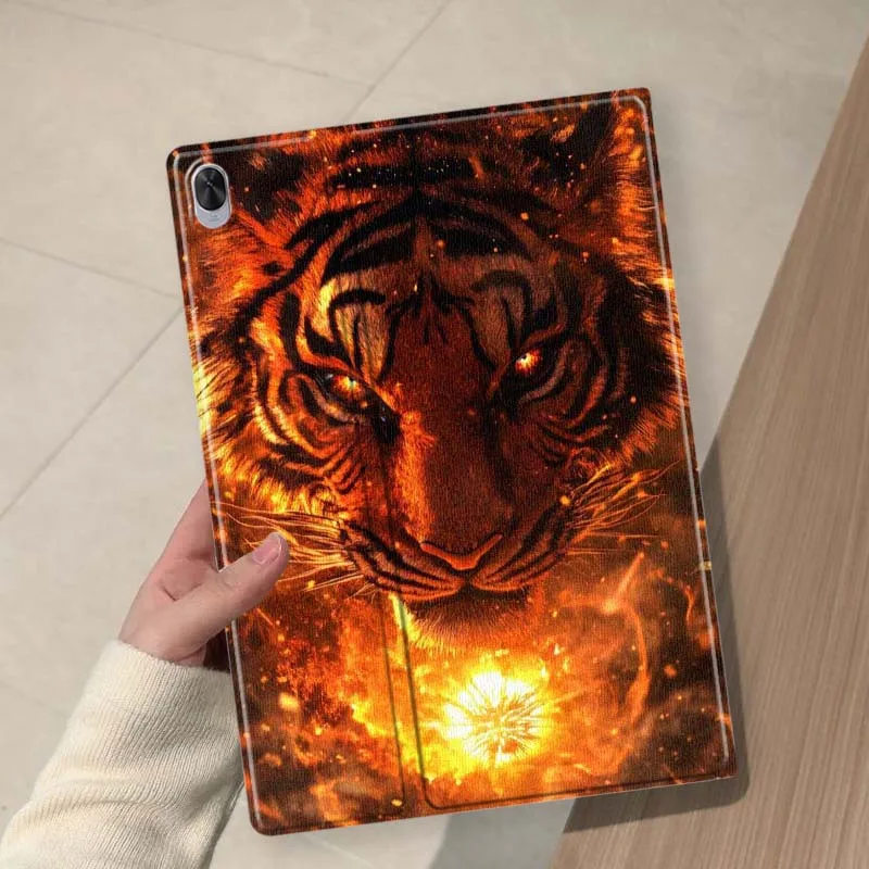 Flaming Tiger Cool Soft For Huawei MediaPad 11 M5 M6 ES Pro M5Lite Honor Pad V7 V8 X7 X8 X9 GT Pro Tab Tablet Case