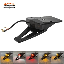 Akcesoria motocrossowe Enduro LED światło tylne dla motor terenowy motocykl tylny sygnał stopu tylne światło uniwersalne Moto motocykl tylne światło