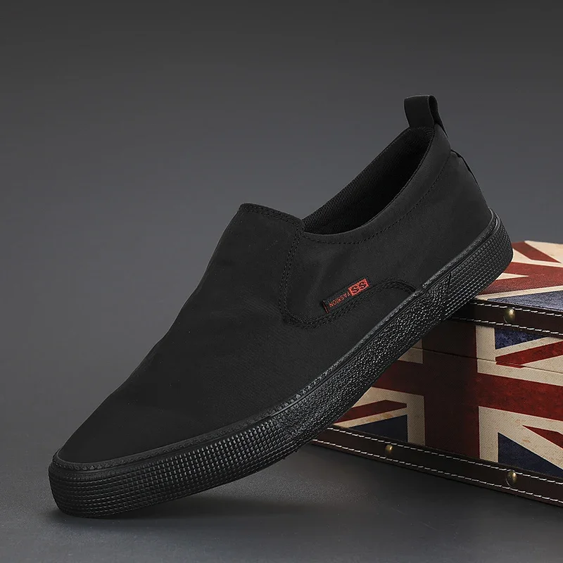 Mens Shoes Loafers New Men\'s Casual Sneakers Soft Breathable Canvas Comfortable Men Lazy Oxford Zapatos De Hombre