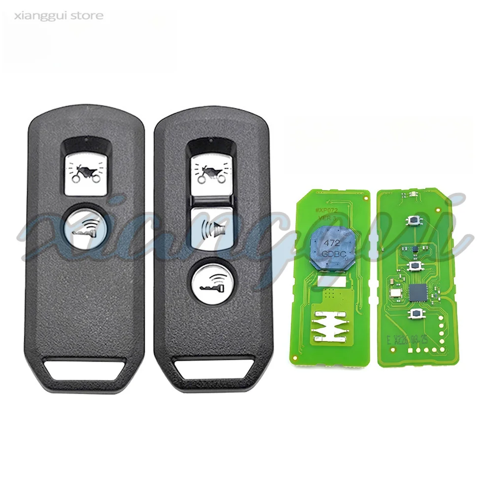 XZBTM1EN Xhorse VVDI XZBTM1EN Universal Programming Remote Key for Honda Motorcycle K01 K77 K96 K97 2/3 Buttons 434MHz ID47 Chip