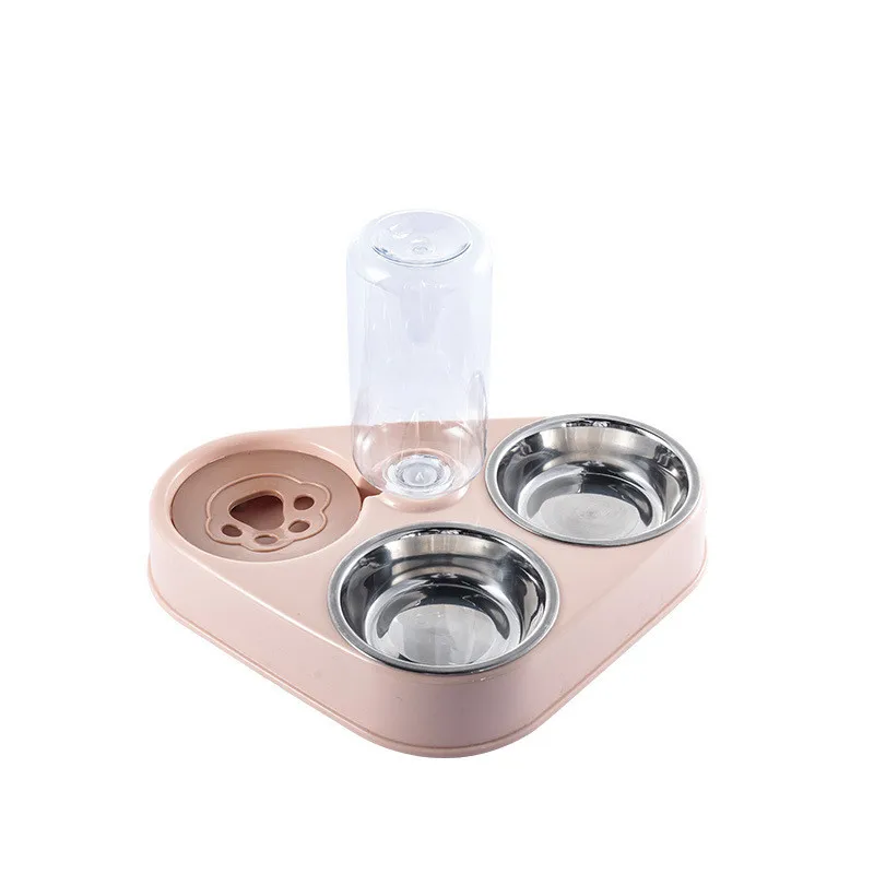 Automatic Feeder for Cats Water Dispenser Water Fountain Food Bowl Kibble Goods Dishes Pet Supplies