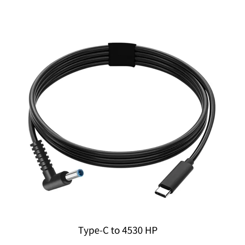 

2 PCS 65w Laptop Cable USB Type C Male To DC Male Jack Pin Pd Charging Cable 15V 20V 3A 1.5M