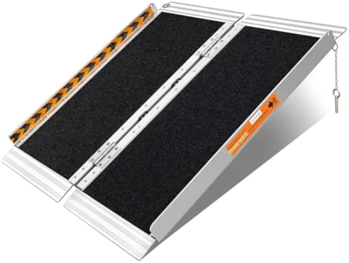 

BestsellerFACHNUO 3 Feet Portable Wheelchair Ramp, Non-Skid Aluminum Handicap Ramps with Handle, Folding Threshold Wheel Chair R