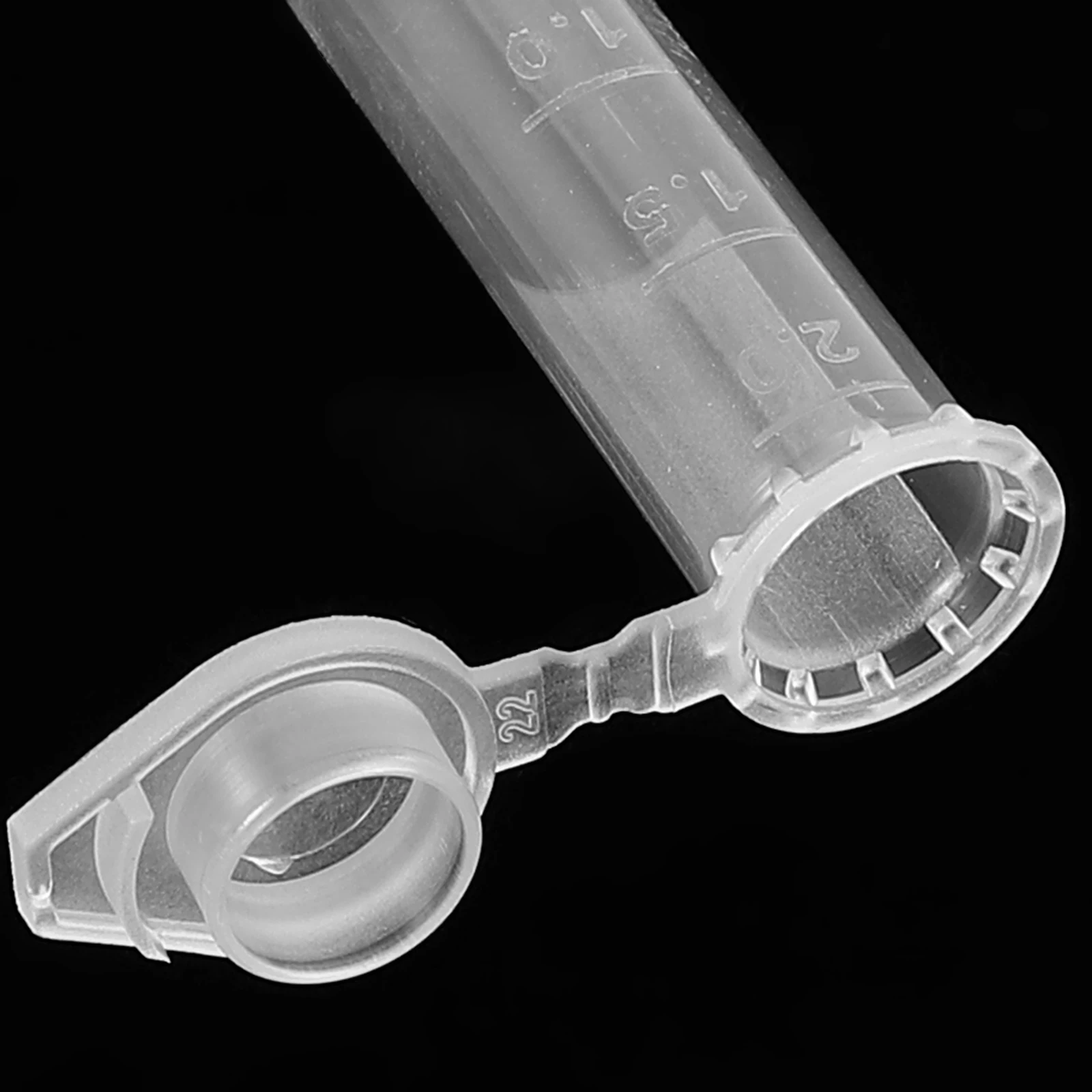 

500 pcs Tube Plastic with Cap Leak Proof Micro Tubes PP Material Sturdy Portable Sealing Design Laboratory Sample