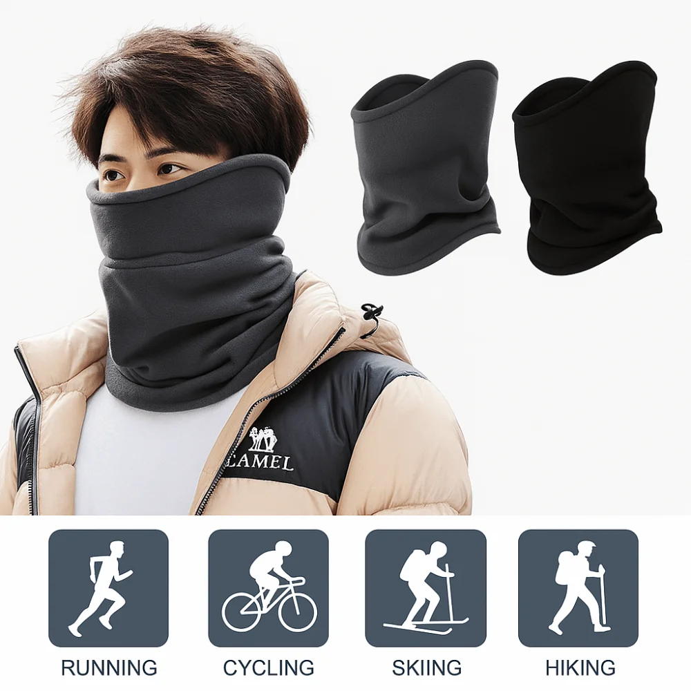 Braga térmica cortavientos con forro polar para pesca y ciclismo - imagen 5
