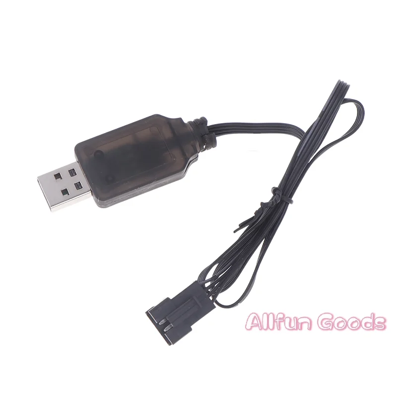 [T5]1PCS 7.4V SM-4P Plug USB Charger For DE36W DE65 HM202 EC08 EC16 RC Car M416 Electric Gel Ball Blaster Battery Charger