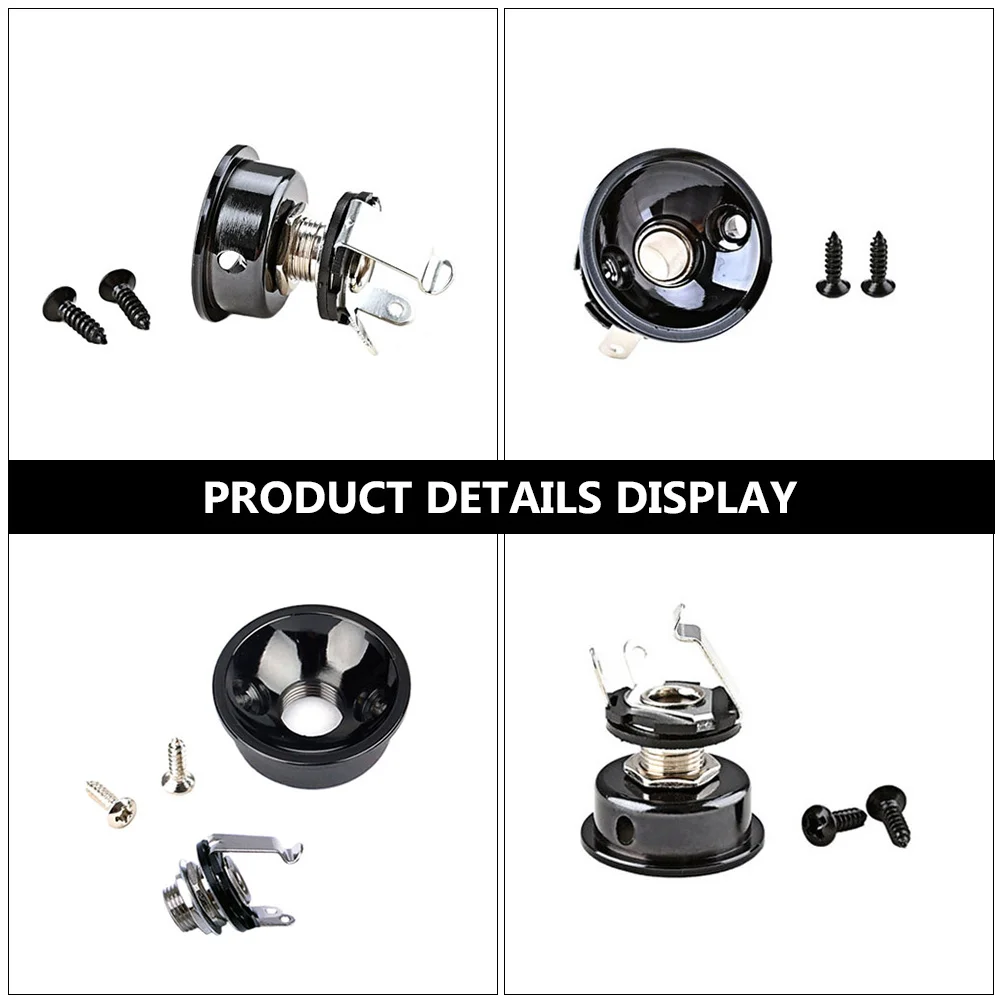 

Metal Socket Input Jack Stereo Output Socket For Jack Plates For Electric Guitar Jacks Guitar Parts Accessories