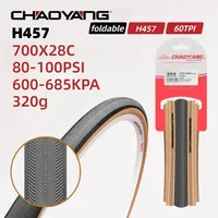 CHAOYANG 700x25/28/32/35/40C Road Bike Out Tire Bicycle Tire H-457 H5224 Fold Retro Bald Head 700C Bicycle Folding Wire Tire