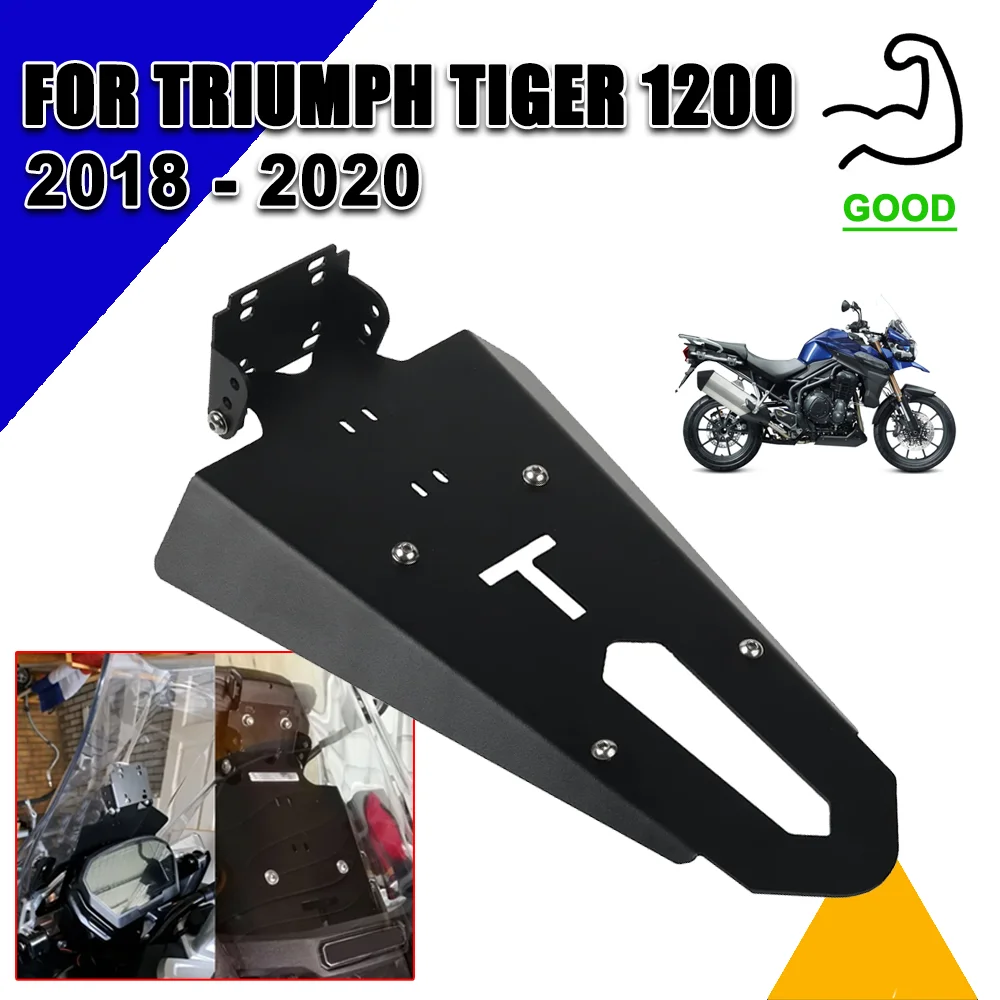 

For Triumph Tiger 1200 Tiger1200 2018 2019 2020 Motorcycle GPS Navigation Plate Bracket Mobile Phone Stand Holder Accessories