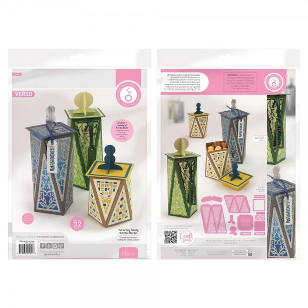 

New Trinity Gift Box Mould Set Metal Cutting Mould DIY Scrapbook Album Decoration