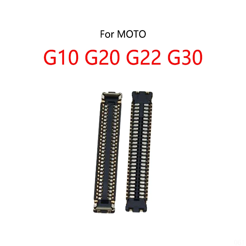 10PCS For Motorola Moto G10 XT2127 G20 XT2128 G30 XT2129 G22 E20 LCD Display Screen FPC Connector Port On Mainboard / Flex Cable