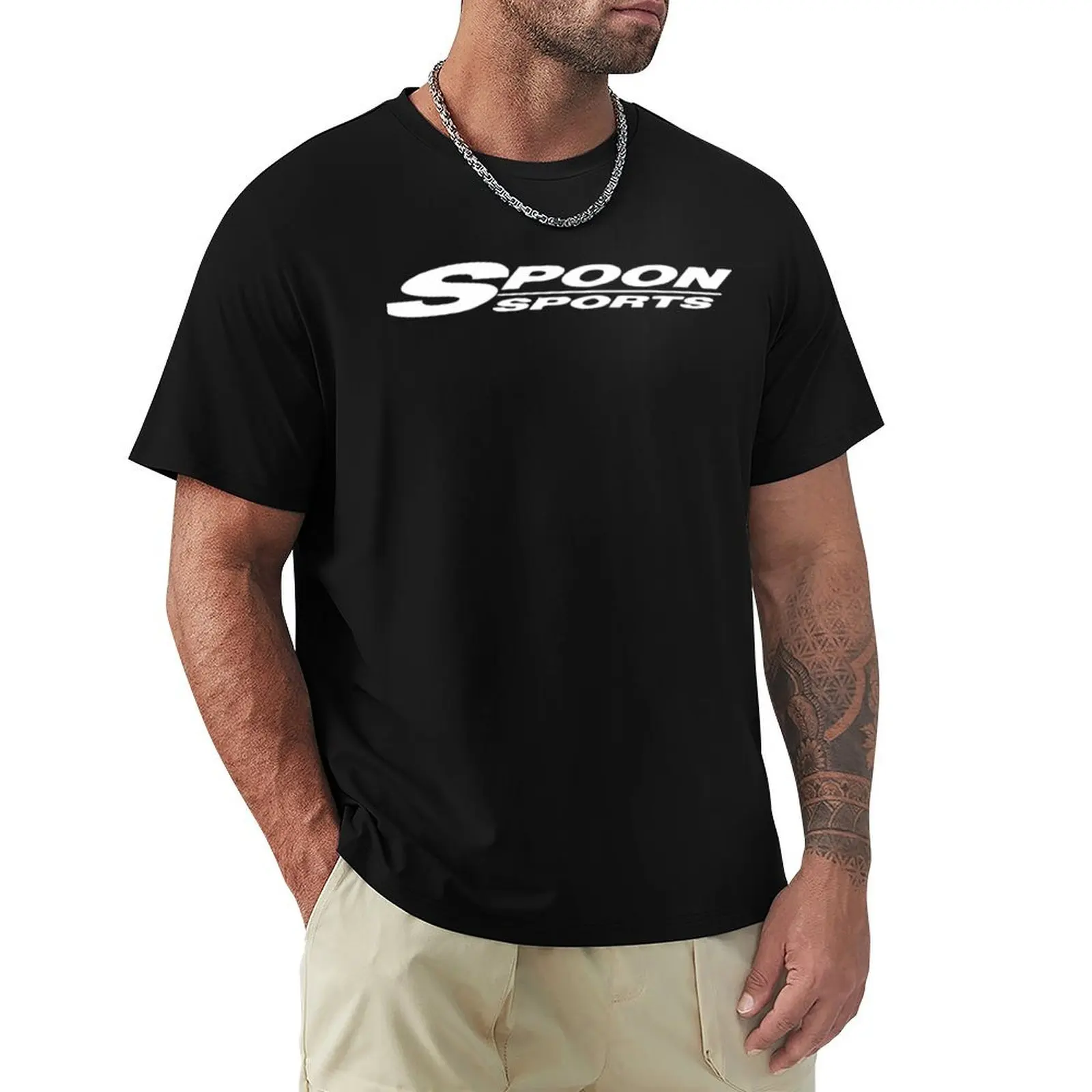 

Spoon Sports Merchandise T-Shirt quick drying luxury t-shirt funny t shirts men