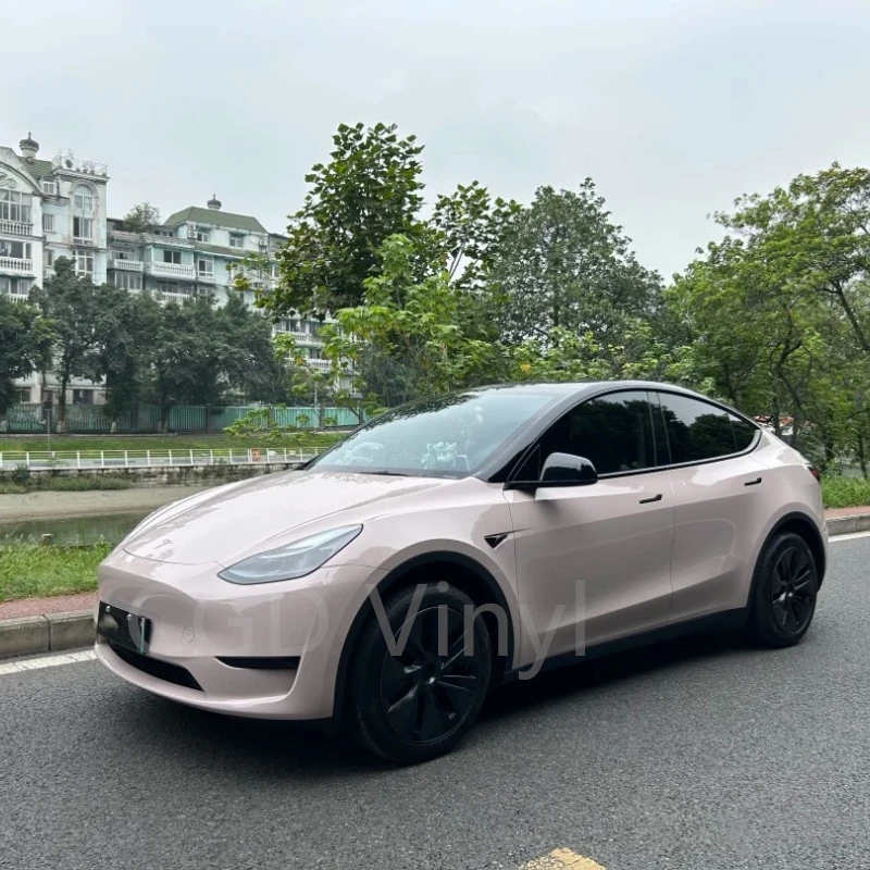 

High-quality glossy, ultra-bright, clear space pink vinyl film, vinyl film for car packaging, pink film, quality guaranteed